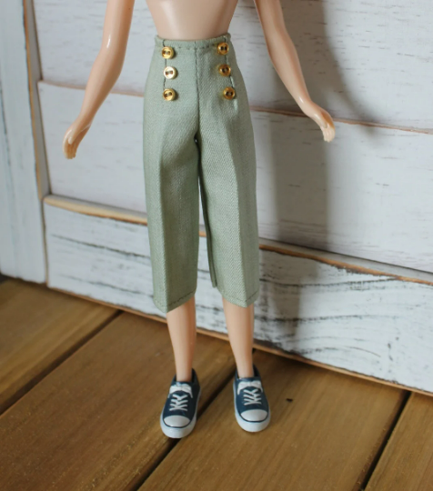 Simple Capris for Blythe, Licca, Neemo XS